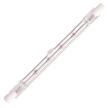 Philips 1500T3Q/254 / GE 29187  Q1500T3/CL , Stabbrenner, 230V, 1500W, 2000h, 254 mm, R7s